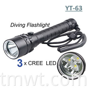 10W XML2 LED Lantern IP68 Waterproof Torch Scuba Diving Light